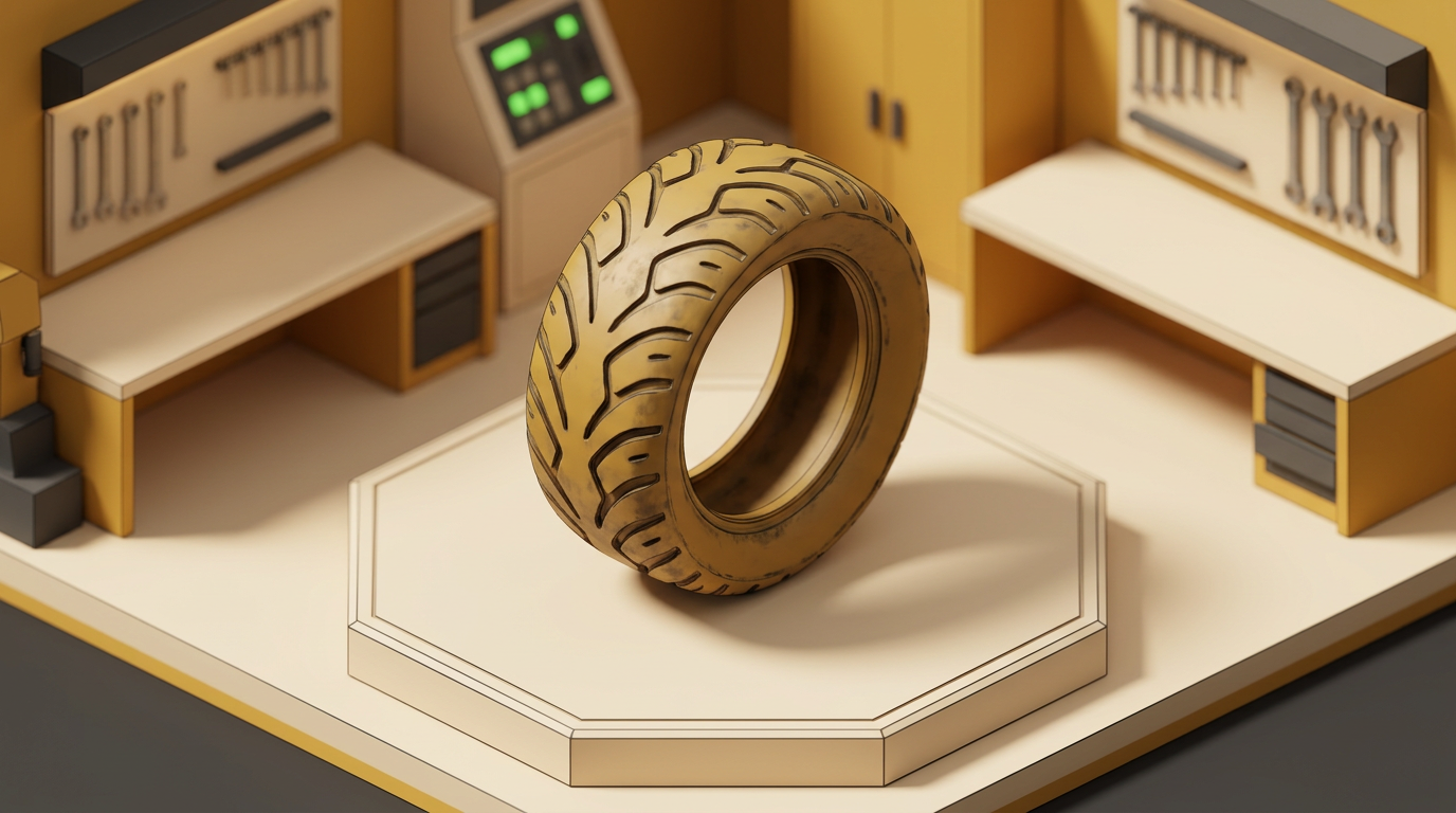 パーツのイメージを示すデフォルメイラスト（2.5Dアイソメトリック）